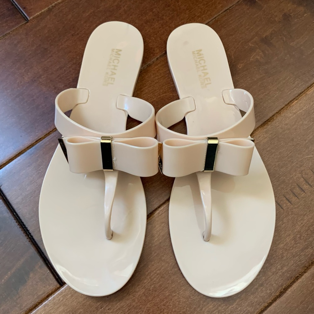 Michael Kors Women’s Bow Jelly Trendy Sandals - Size 9